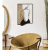 Mauro Ferretti nástěnný panel beauty 60x2x90 cm černohnědý