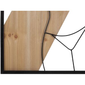 Mauro Ferretti nástěnný panel Strip 50x2x90 cm černohnědý