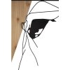 Mauro Ferretti nástěnný panel Strip 50x2x90 cm černohnědý