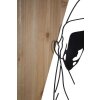 Mauro Ferretti nástěnný panel Strip 50x2x90 cm černohnědý