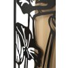 Mauro Ferretti nástěnný panel Lotus 60x2x90 cm černohnědý
