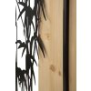 Mauro Ferretti nástěnný panel bambus 58x2x80 cm černohnědý