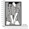 Mauro Ferretti nástěnný panel Fashionable 40x1,3x60 cm černý