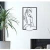 Mauro Ferretti nástěnný panel ručník 40x1,3x70 cm černý