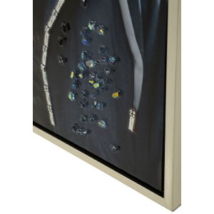 Mauro Ferretti nástěnná malba Edvy 53x3x73 cm vícebarevná