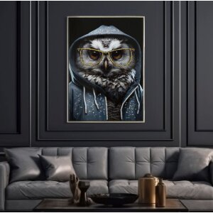 Mauro Ferretti nástěnná malba Edvy 53x3x73 cm vícebarevná
