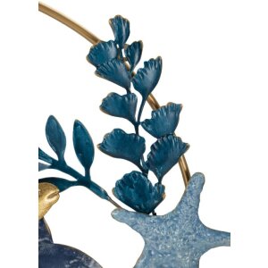 Mauro Ferretti nástěnný panel Marine 77x5x63 cm modrozlatý