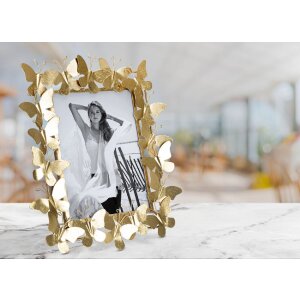 Mauro Ferretti rámeček na obraz motýl glam 20x25 cm zlatý