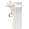 Mauro Ferretti Váza Woman Elegant 15x13,3x23,5 cm bílé zlato