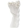 Mauro Ferretti Váza Woman Cute 14,8x13x29 cm bílé zlato