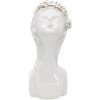 Mauro Ferretti Váza Young Ladies Roses 10x14x26 cm bílé zlato