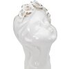 Mauro Ferretti Váza Young Ladies Roses 10x14x26 cm bílé zlato
