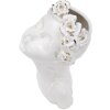 Mauro Ferretti Váza Young Ladies Roses 10x14x26 cm bílé zlato