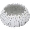 Mauro Ferretti Honduras cachepot Ø 40x20 cm bílá omytá