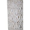 Mauro Ferretti váza Nairobi láhev Ø 15x49,5 cm bílá omytá