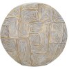 Mauro Ferretti Eklipsen váza 36x11x34,5 cm zlatá bílá