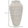 Mauro Ferretti Stiky váza Ø 22x44 cm zlatá bílá