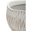 Mauro Ferretti Stiky cachepot Ø 26X20,5 cm zlatá bílá