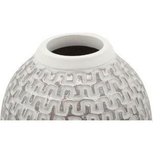 Mauro Ferretti Váza Wave Ø 19,5x34 cm zlatá bílá