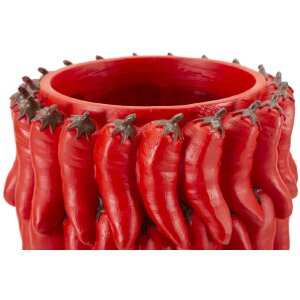 Mauro Ferretti Váza Chilli Ø 20x34 cm červená