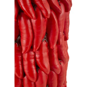 Mauro Ferretti Váza Chilli Ø 20x34 cm červená