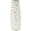 Váza Mauro Ferretti Lia Ø14,5x39,5 cm bílé zlato