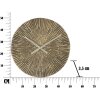 Mauro Ferretti nástěnné hodiny Opis Ø50x3,5 cm bronzové