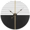 Mauro Ferretti nástěnné hodiny Glam Stick Ø60x4,5 cm černá zlatá
