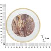 Mauro Ferretti nástěnné hodiny zrcadlo mix Ø60x5 cm vícebarevné