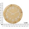 Mauro Ferretti nástěnné hodiny Boho Plus Ø 60x4,5 cm přírodní barva bílá