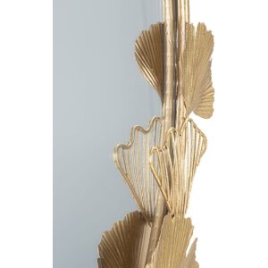 Mauro Ferretti nástěnné zrcadlo list 61,5x3x78 cm zlaté