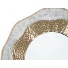 Mauro Ferretti nástěnné zrcadlo Shai Light Ø 54,5x4,5 cm zlatá krémová