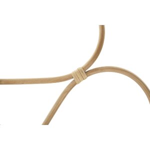 Mauro Ferretti nástěnné zrcadlo Almeria Ø 65,5x3 cm hnědé