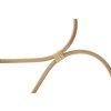 Mauro Ferretti nástěnné zrcadlo Almeria Ø 65,5x3 cm hnědé