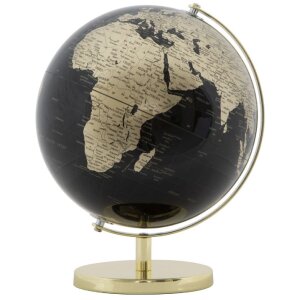 Mauro Ferretti Globus Gold Ø 25x34 cm schwarz gold