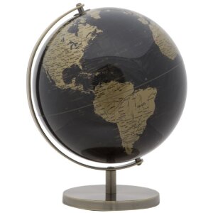 Mauro Ferretti Globus Ø 25x34 cm schwarz bronze