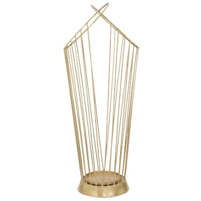 Mauro Ferretti stojan na deštníky Stick 26,5x23x68,5 cm zlatý