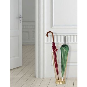 Mauro Ferretti stojan na deštníky Stick 25,5x18,5x60 cm zlatý