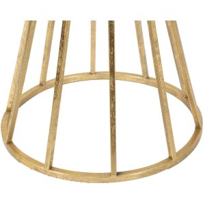 Mauro Ferretti boční stolek Stick Glam Ø 38x80 cm zlatý