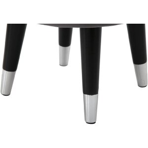 Mauro Ferretti stolička Paris Ø 35x40,5 cm šedostříbrná