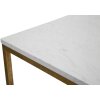 Příruční stolek Mauro Ferretti Double Marble 47x47x60 cm zlatý bílý