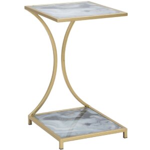 Mauro Ferretti boční stolek Glam Ebene 40x35x60 cm...