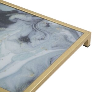 Mauro Ferretti boční stolek Glam Ebene 40x35x60 cm zlatý