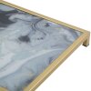 Mauro Ferretti boční stolek Glam Ebene 40x35x60 cm zlatý