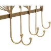 Mauro Ferretti nástěnný věšák 7 listů 66,2x6x26,3 cm zlatý