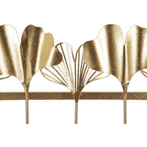 Mauro Ferretti nástěnný věšák 5 listů 49,5x6x26,3 cm zlatý