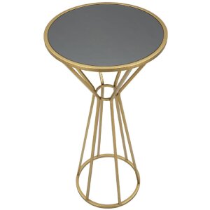 Mauro Ferretti boční stolek Simple New Ø 40x80 cm zlatý