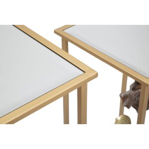 Mauro Ferretti květinový set 2 kusy 36x36x70-30x30x60 cm vícebarevný