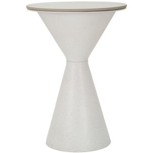 Boční stolek Mauro Ferretti White double Ø...