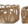 Mauro Ferretti sada podnosů Fuji 3-dílná Ø 50x16-40x14-30x12 cm hnědá